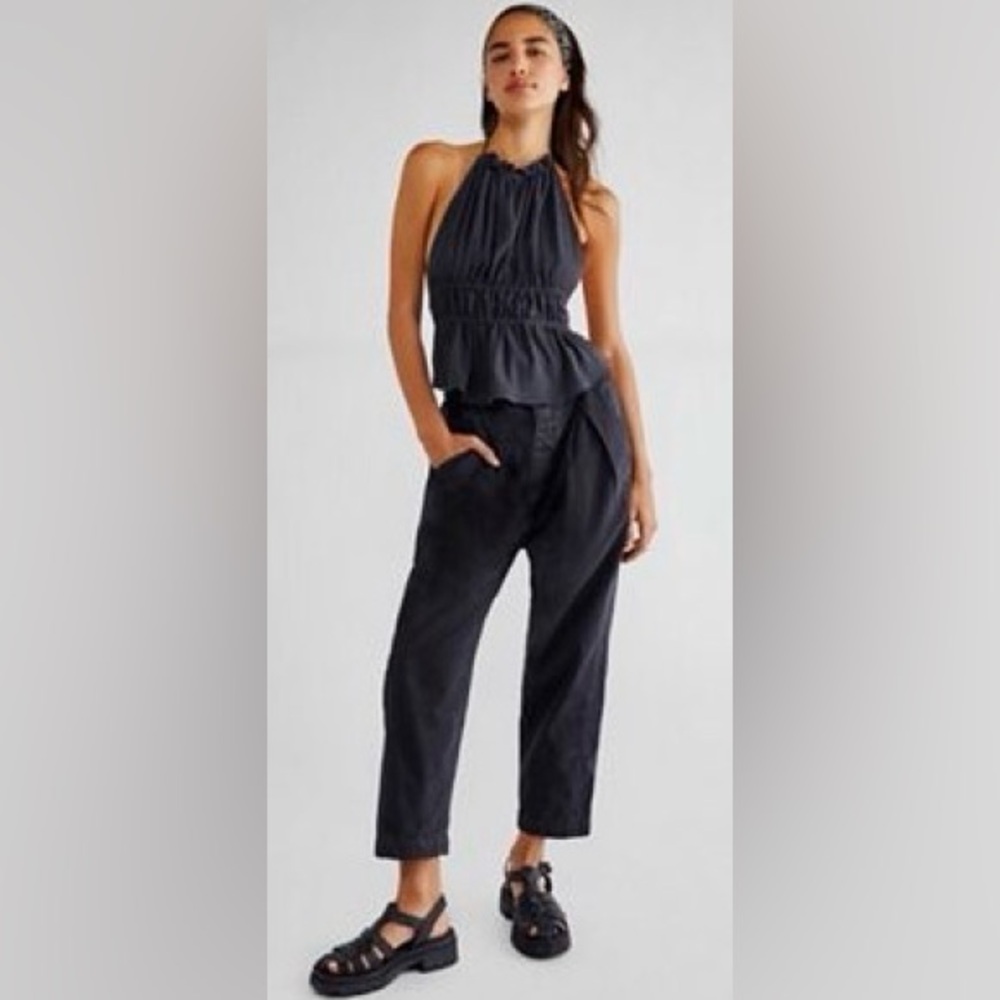 FREEPEOPLE We the Free Sawyer Jeans in Charcoal Black